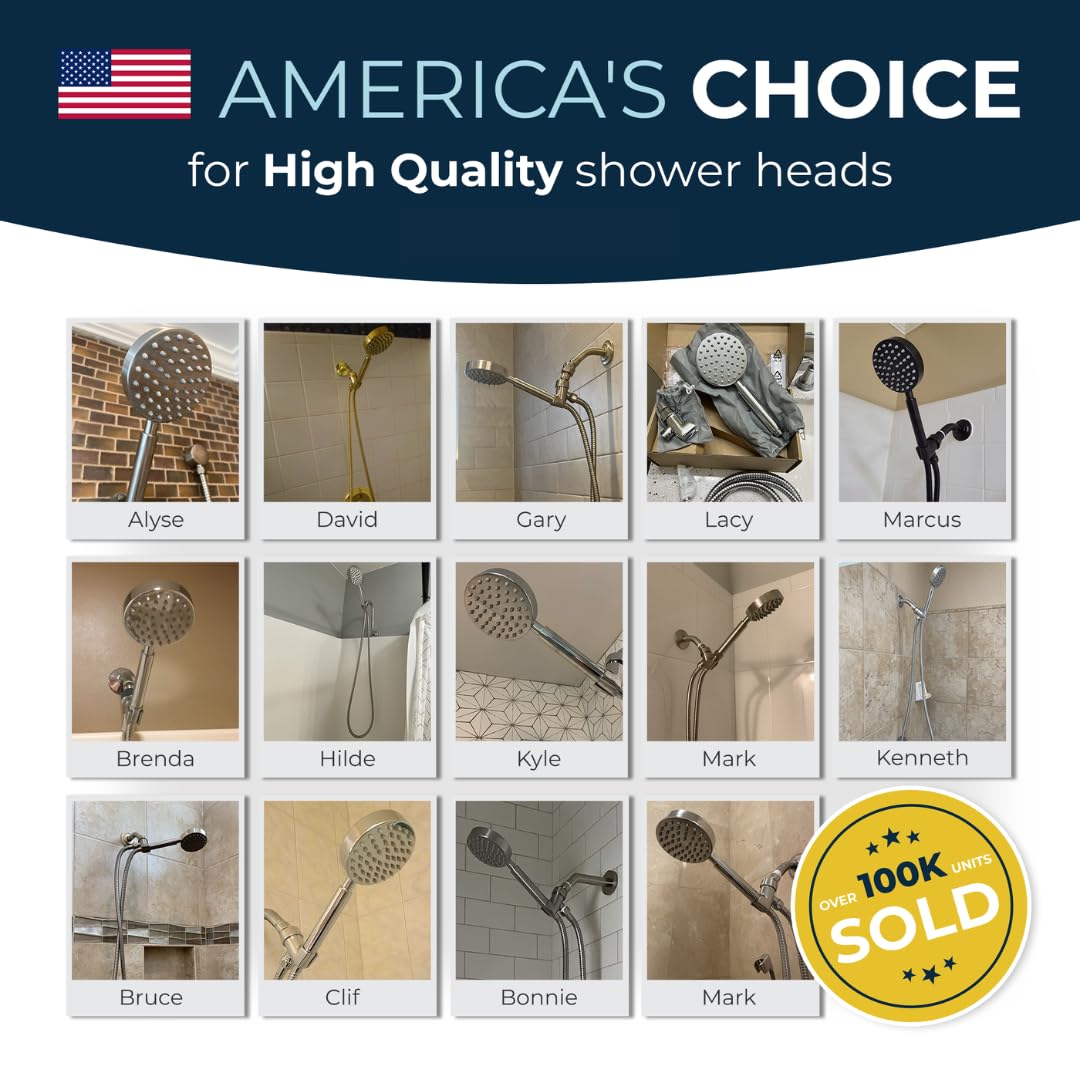 HammerHead brushed nickel finish adds premium rust resistance.