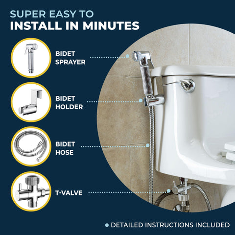 HammerHead Showers chrome finish adds a polished bathroom look.