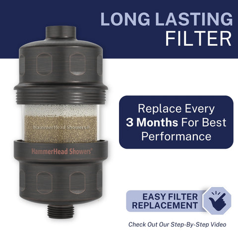HammerHead Showers durable lead-free brass housing closeup signals long-term reliability