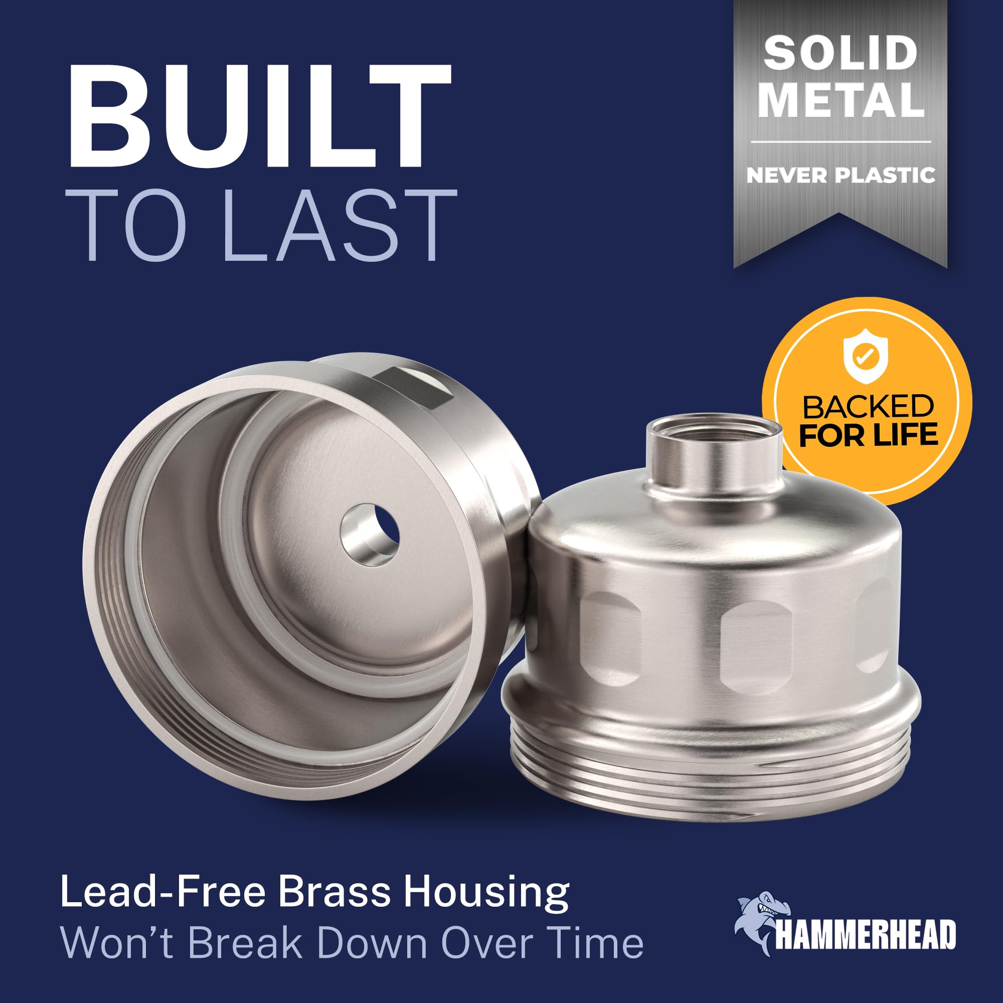 HammerHead high-output cartridge delivers longer filtration life.