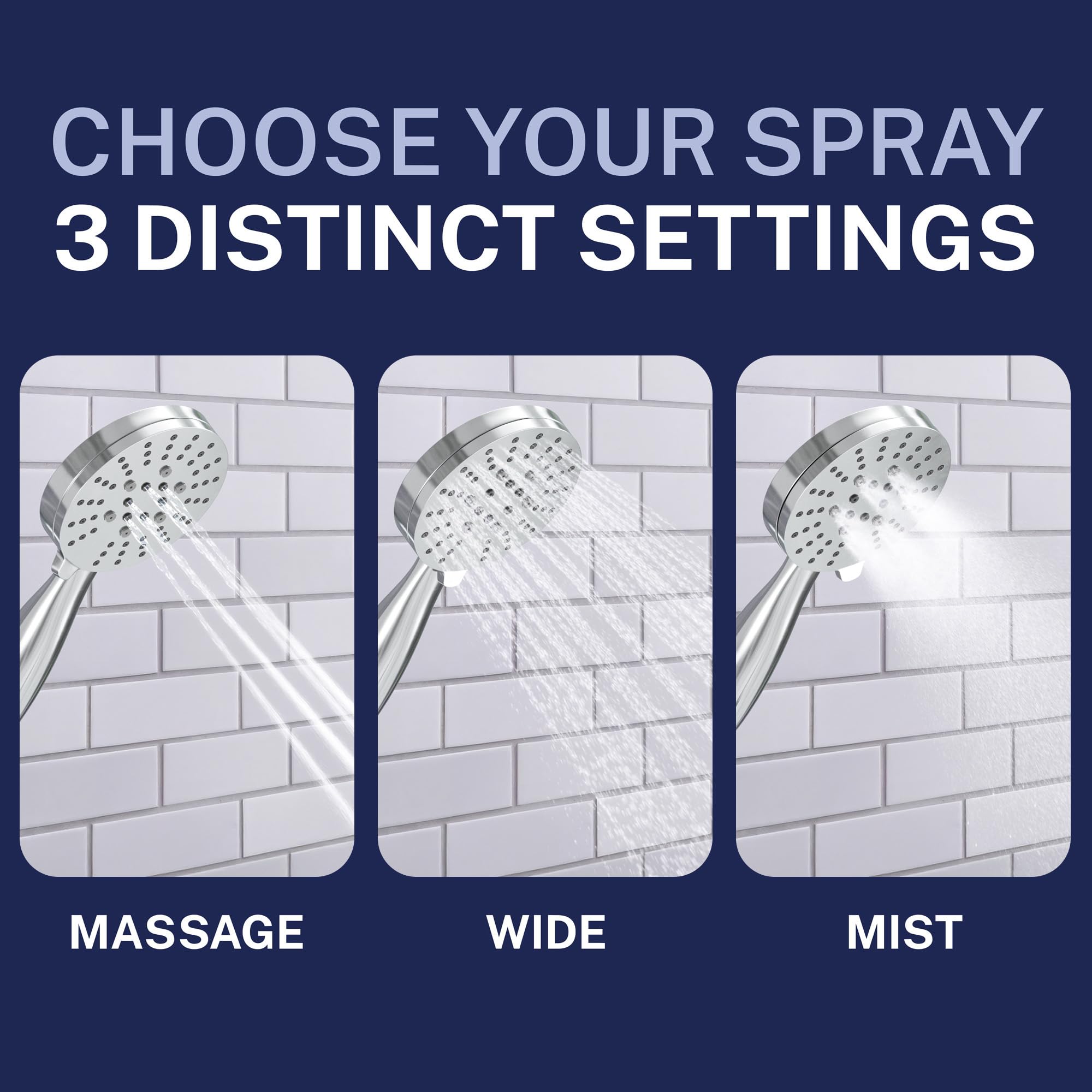 HammerHead Showers mist spray provides cooling relief on hot days.