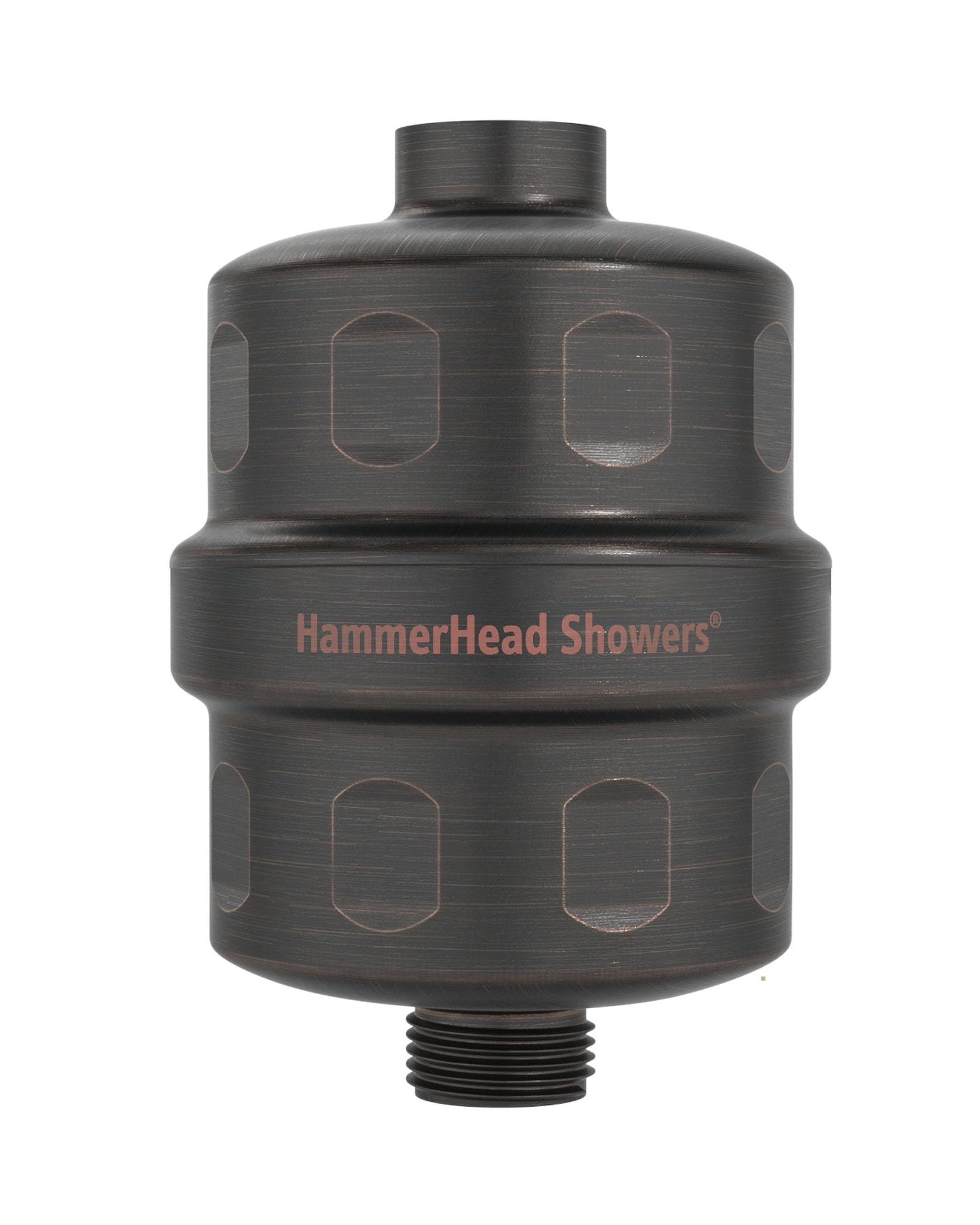 HammerHead Showers solid metal filter front-angle view for lasting durability and cleaner water