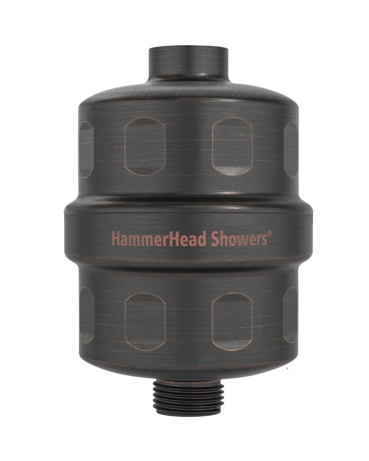 HammerHead Showers solid metal filter front-angle view for lasting durability and cleaner water