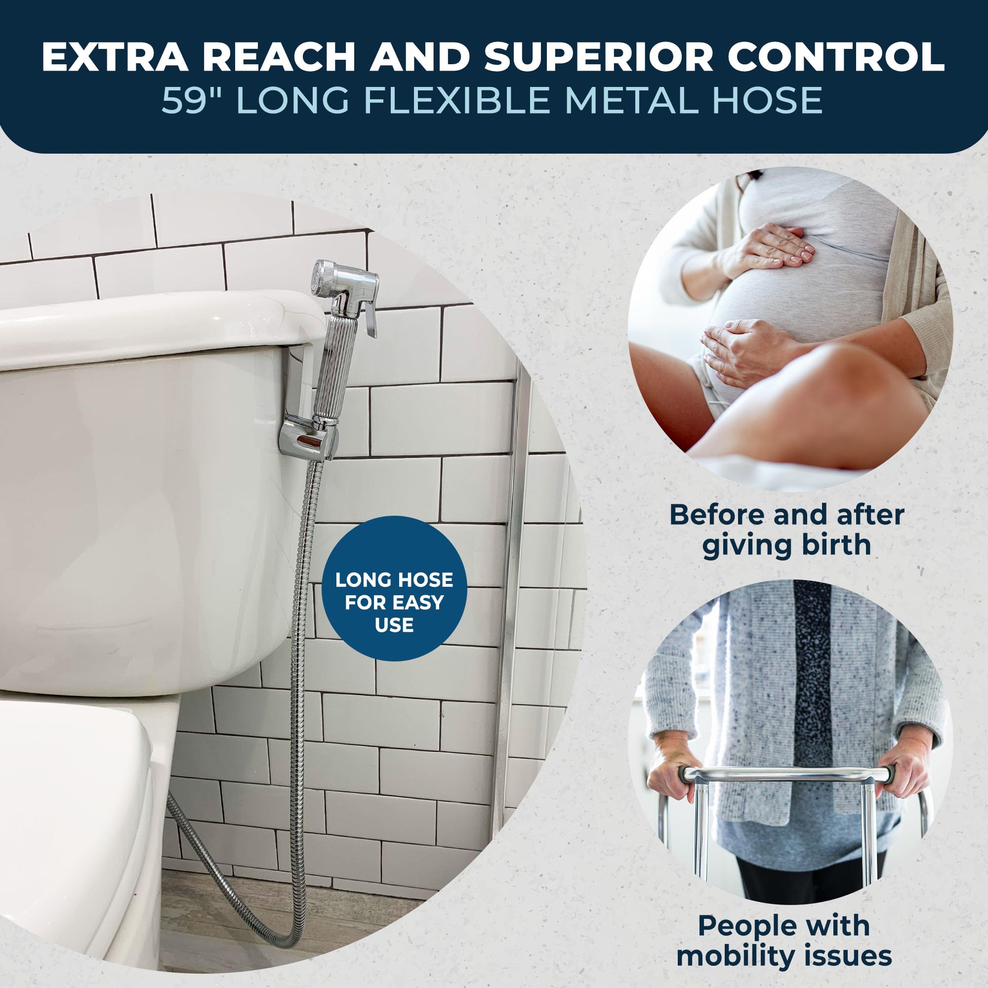 HammerHead Showers T-valve backflow protection keeps water clean.