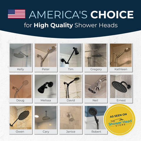 HammerHead Showers 23-degree tilt helps target angles precisely.