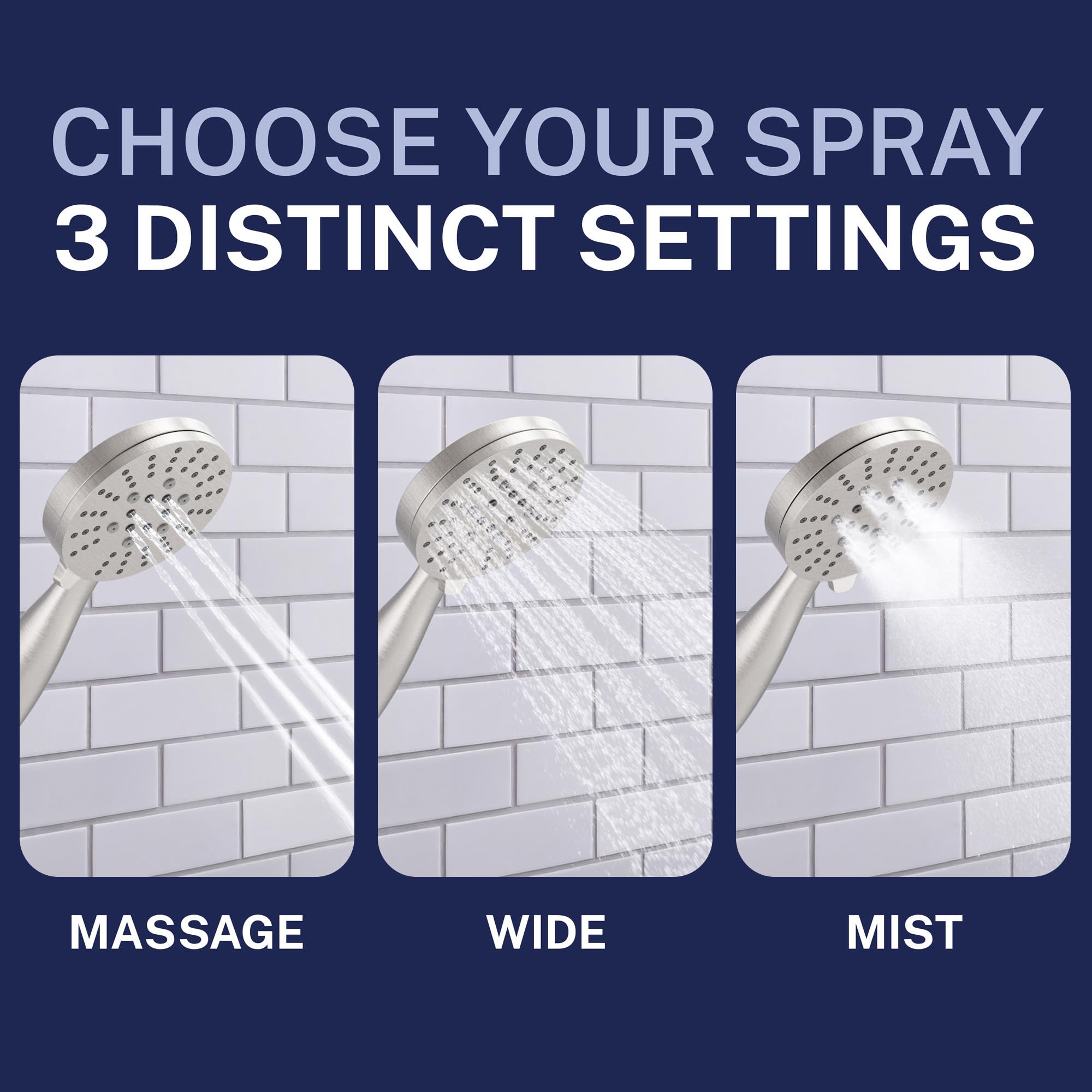 HammerHead Showers brushed nickel valve trim feels durable.