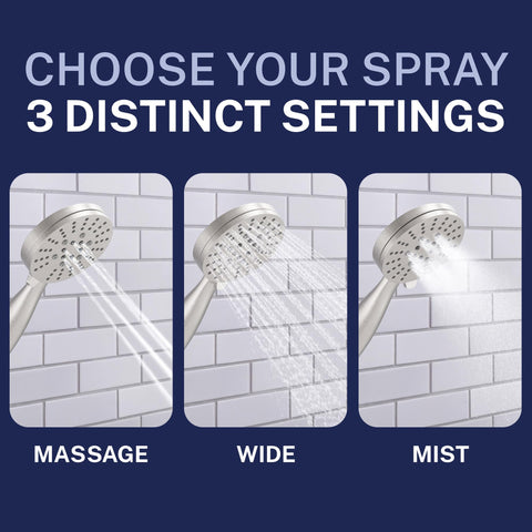 HammerHead Showers brushed nickel valve trim feels durable.
