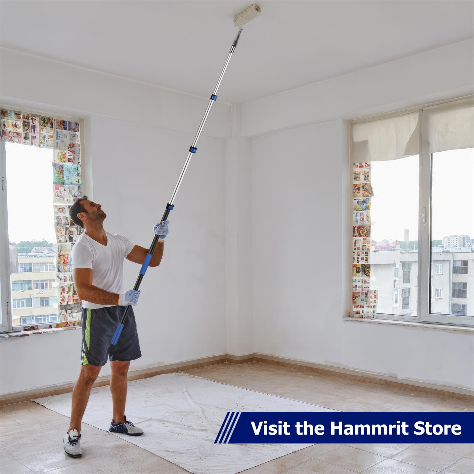 Hammrit lightweight aluminum construction for easy handling during use