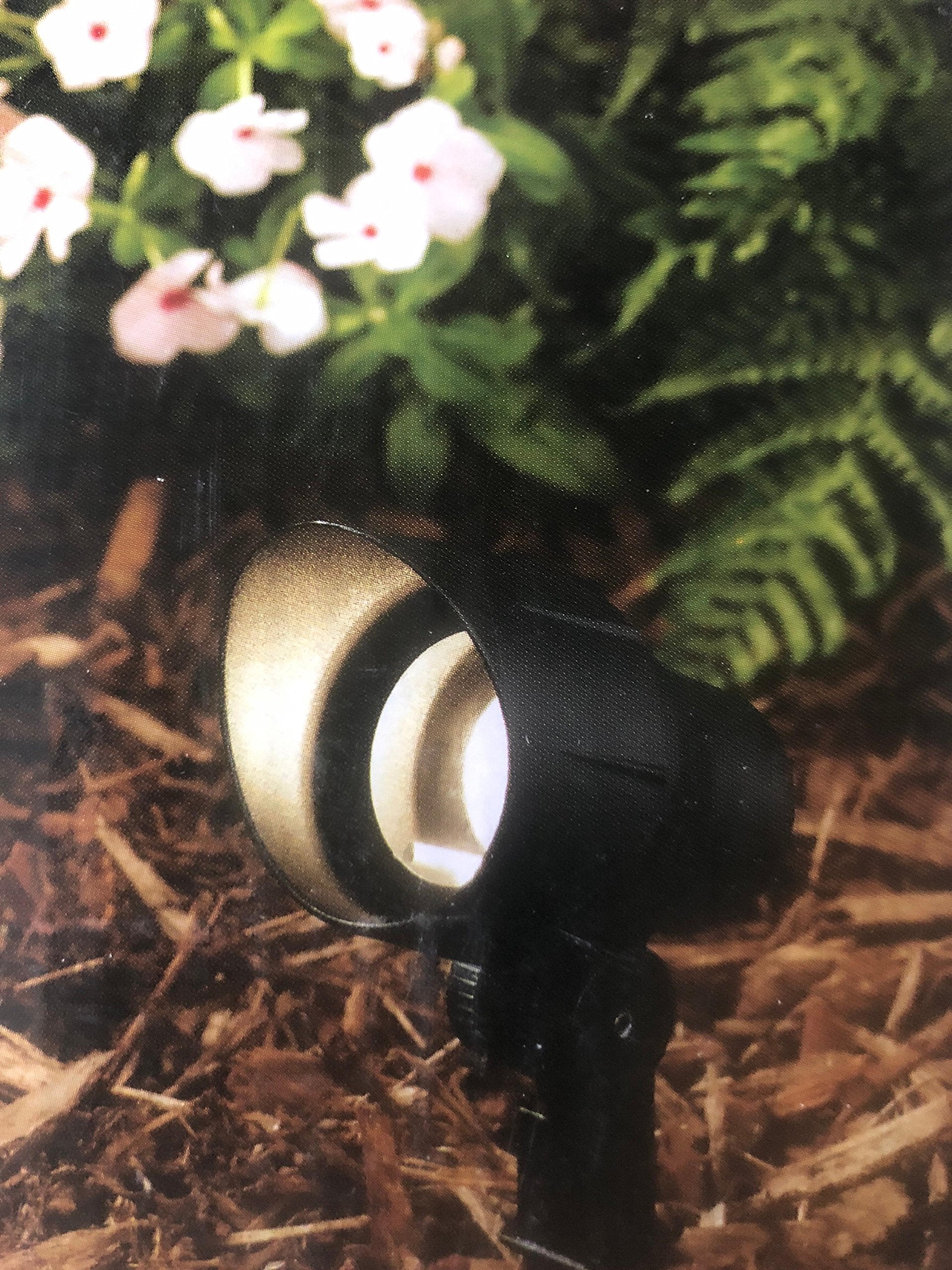 Hampton Bay low-voltage 20W black flood light for enhanced curb appeal and nighttime security
