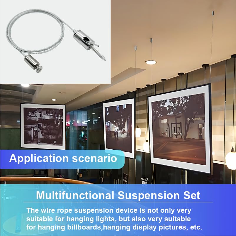 HAMRVL 3.28 ft rope length demonstrated for flexible hexagon lighting