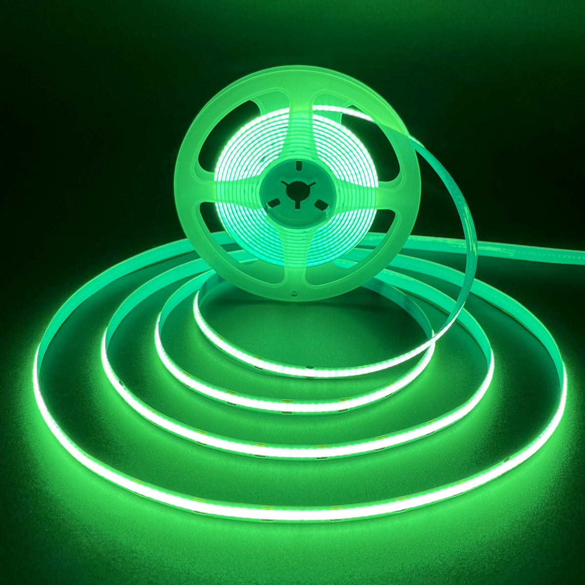 HAMRVL COB LED strip green for cabinet lighting