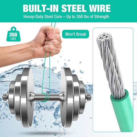 Hamtima drain snake with unbreakable steel wire core resists snapping during tough clogs