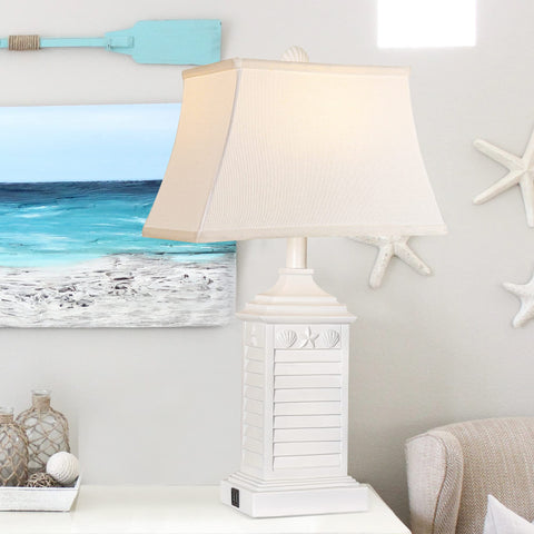 Hamucd coastal design lamp complements modern or rustic decor beautifully.