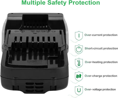 Hanaix 3.0Ah 18V battery for Hitachi BSL1830C featuring secure fit and compatibility