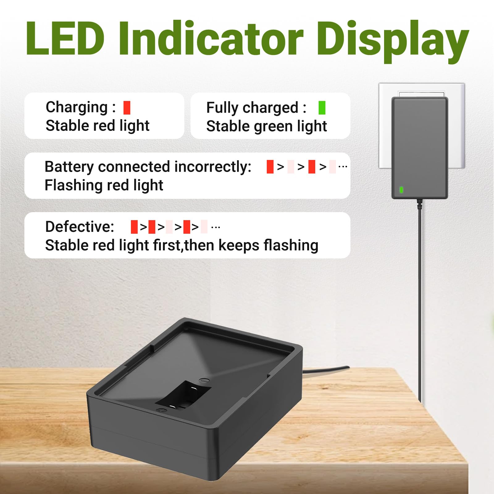 Hanaix 12V charger compact, lightweight design fits in a pocket