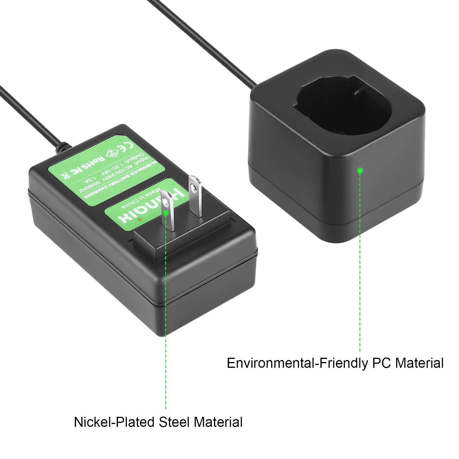 Hanaix meets RoHS and CE safety standards for reliable charging.