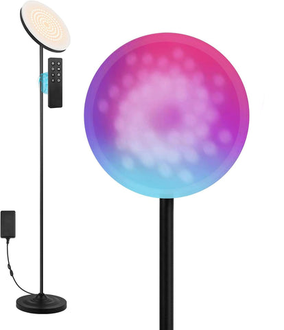 Hanaking bright floor lamp with remote for easy lighting control in any room
