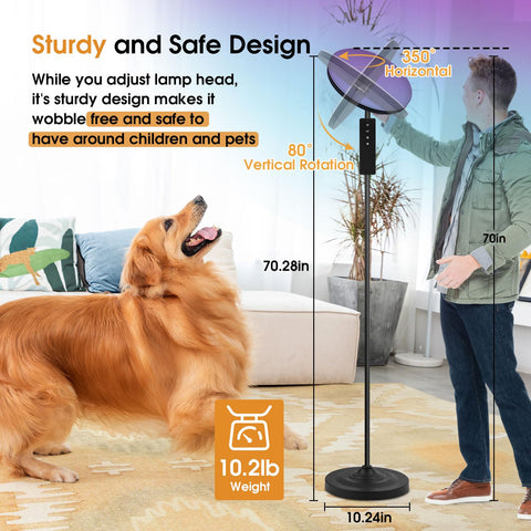 Hanaking energy-saving LED with long lifespan and no bulb changes