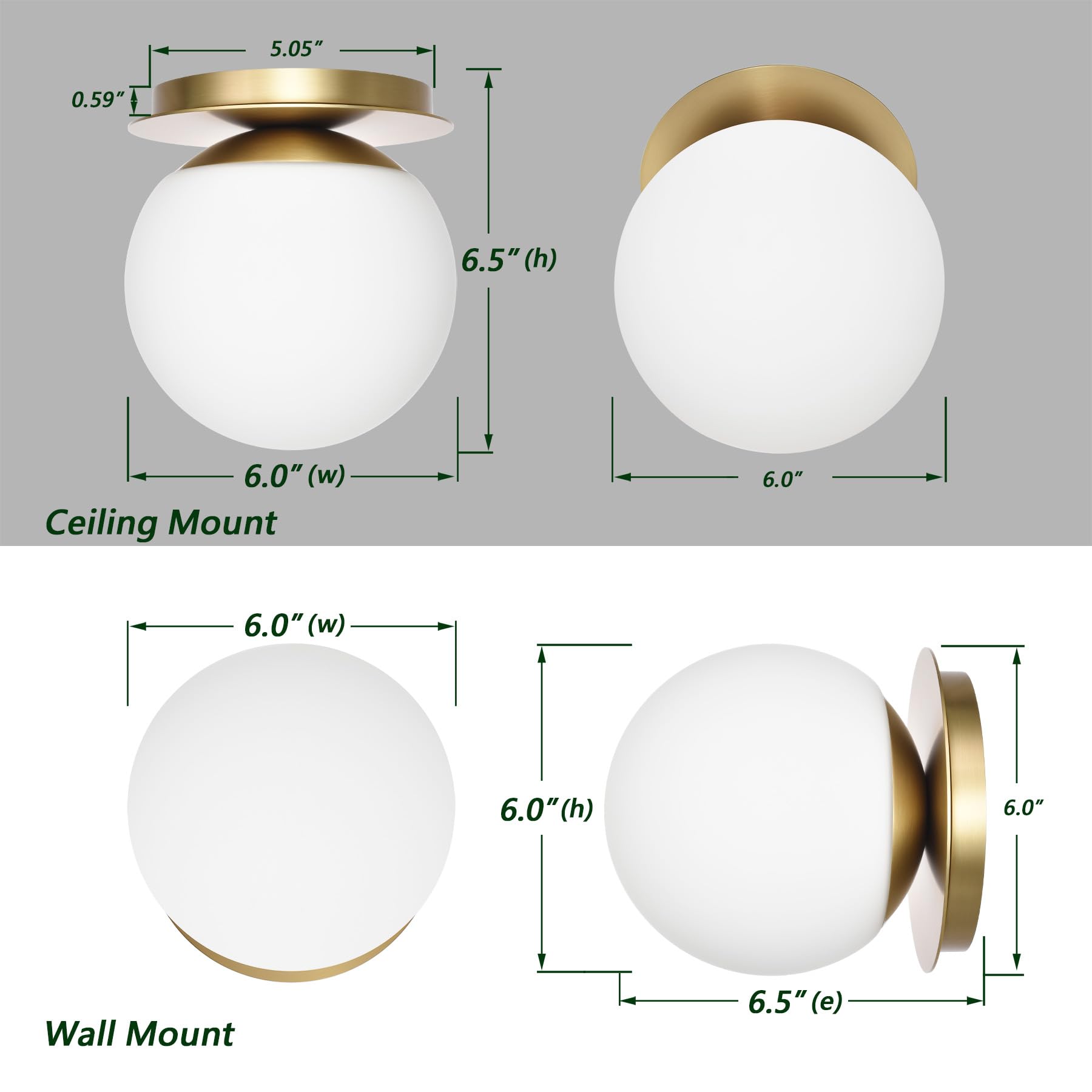 Hanaloa opal glass shade sconce provides soft bathroom illumination.