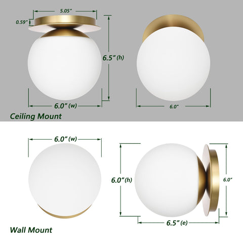 Hanaloa opal glass shade sconce provides soft bathroom illumination.