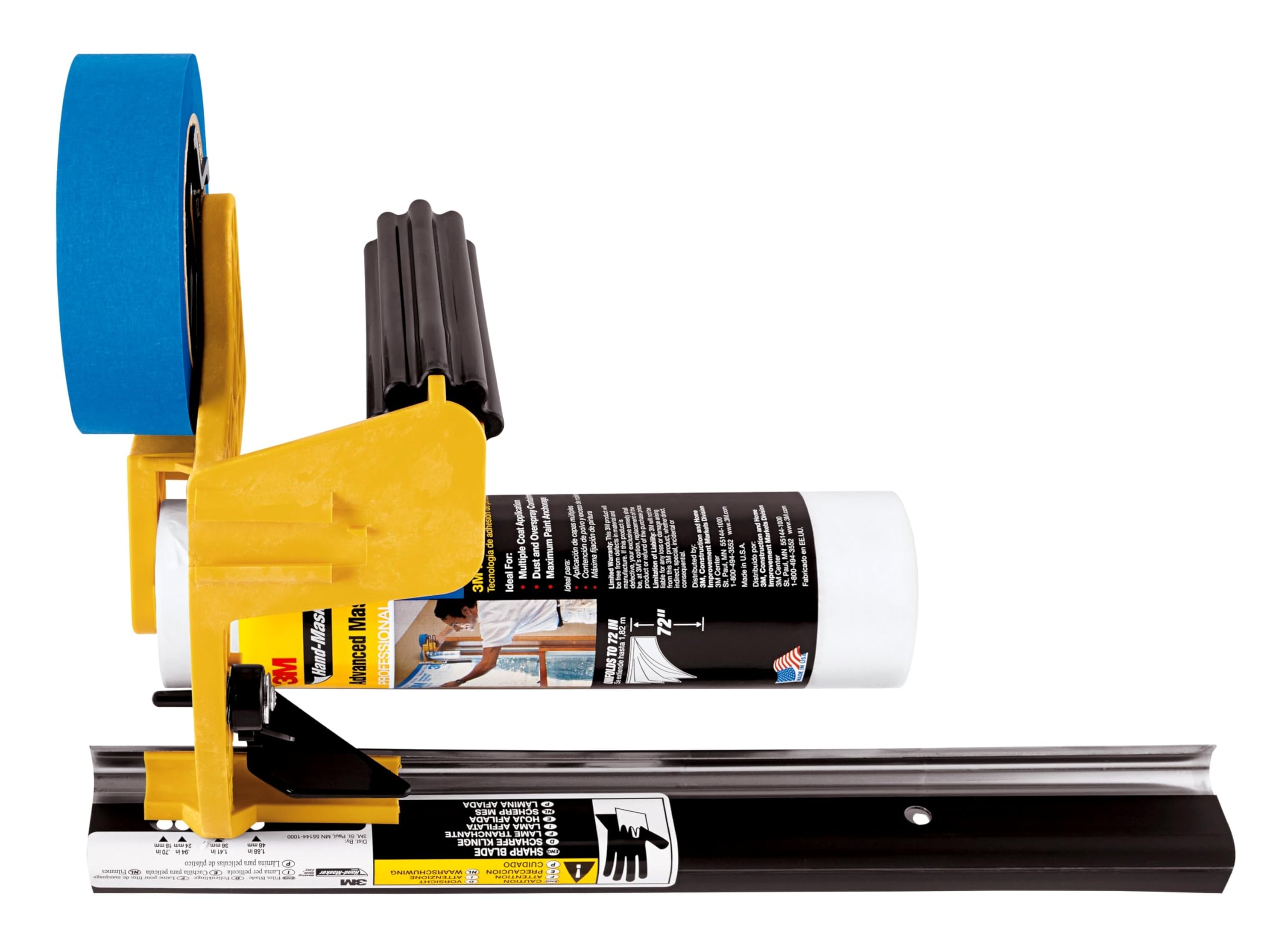 Hand-Masker M3000 dispenser sealing masking film across a surface.