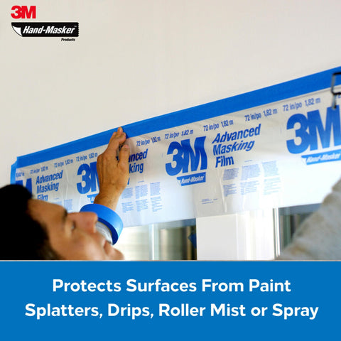 Roll of masking tape mounted on the Hand-Masker M3000.