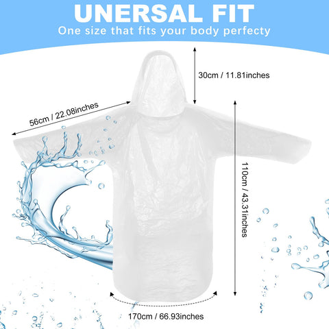 Handepo poncho individually wrapped for easy carrying and hygiene.