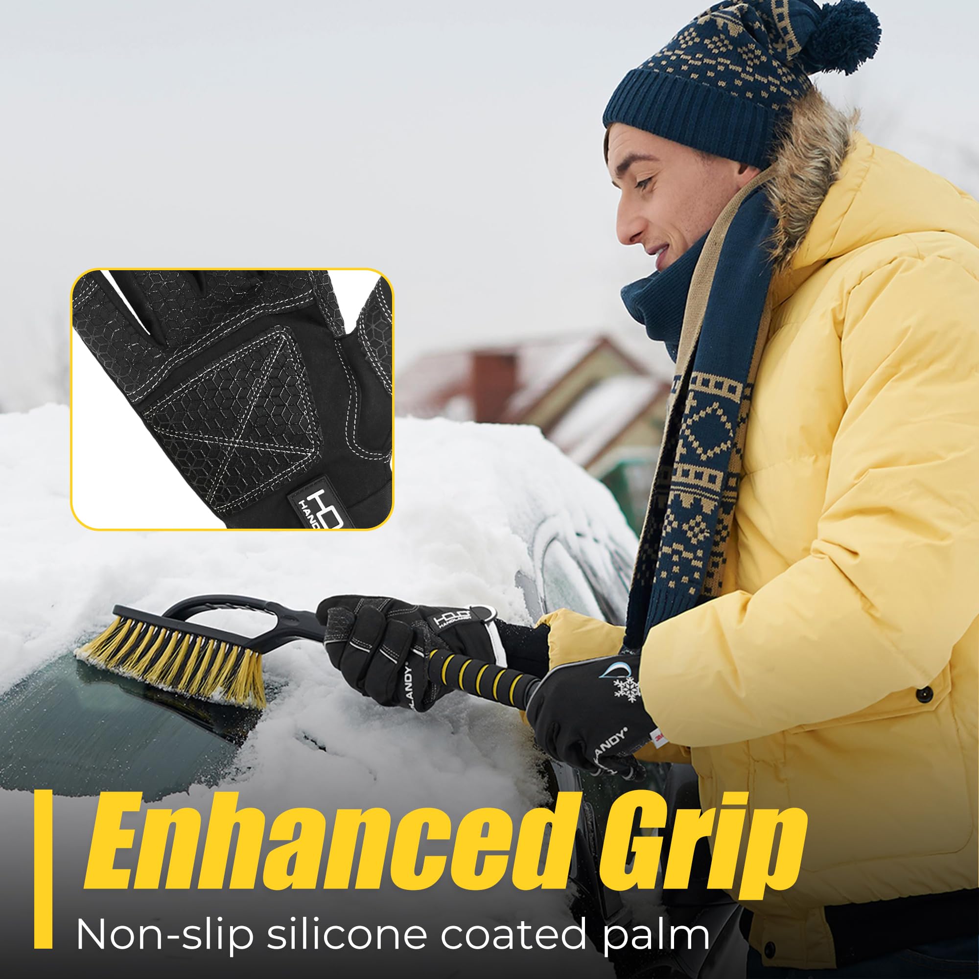 HANDLANDY 3M Thinsulate insulation delivers warmth for cold outdoor tasks