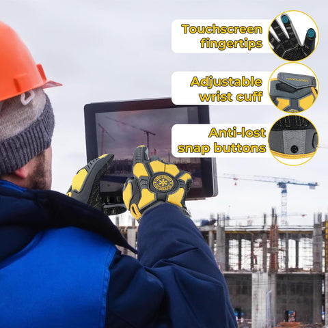 HANDLANDY adjustable wrist strap ensures secure fit and debris protection.