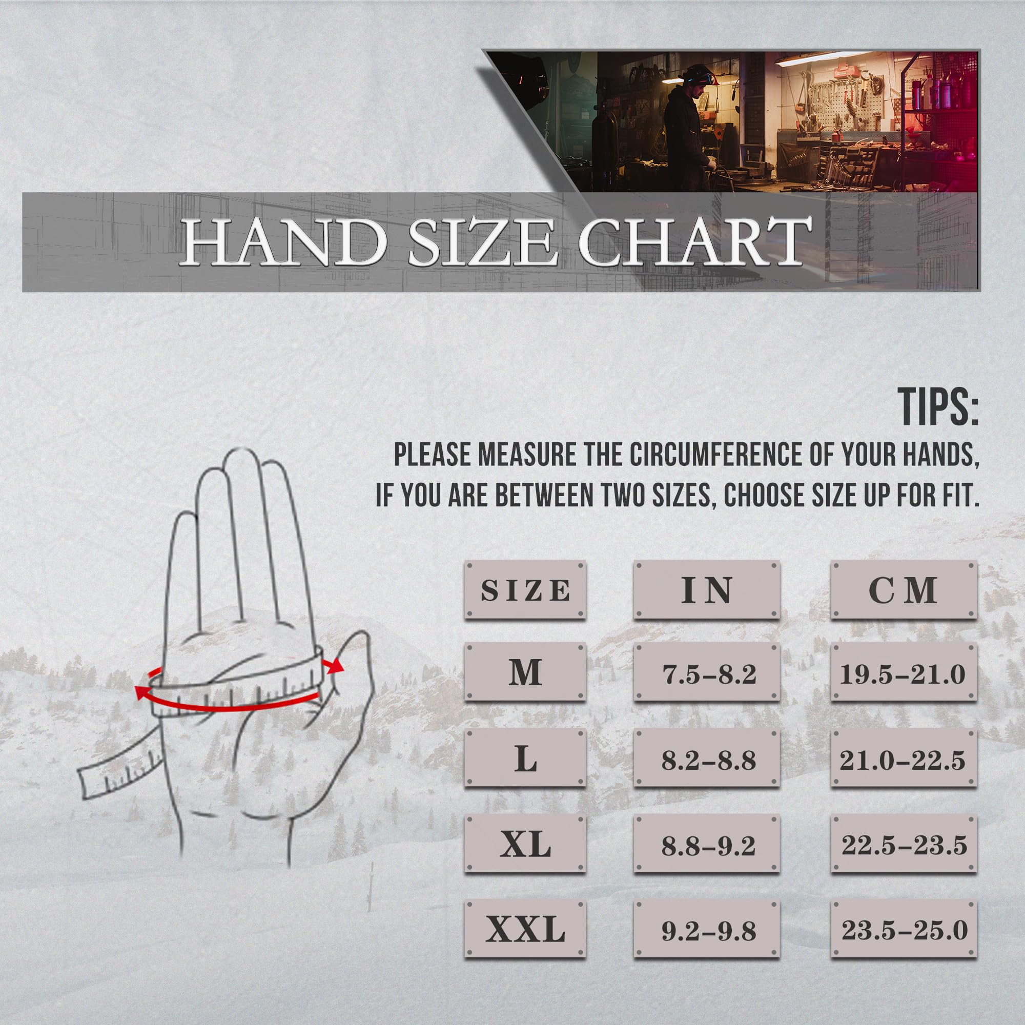 HANDLANDY durable winter gloves in use for real-world tasks