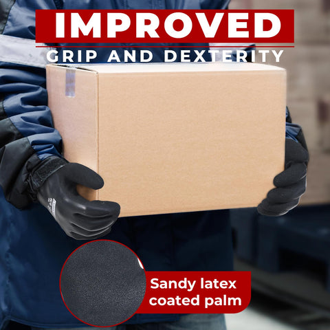 Handlandy flexible gloves enable dexterous movement while keeping hands warm.