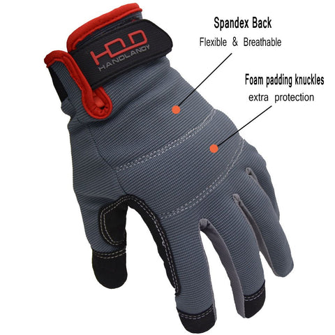 HANDLANDY padded palm cushions shocks from hand tool use