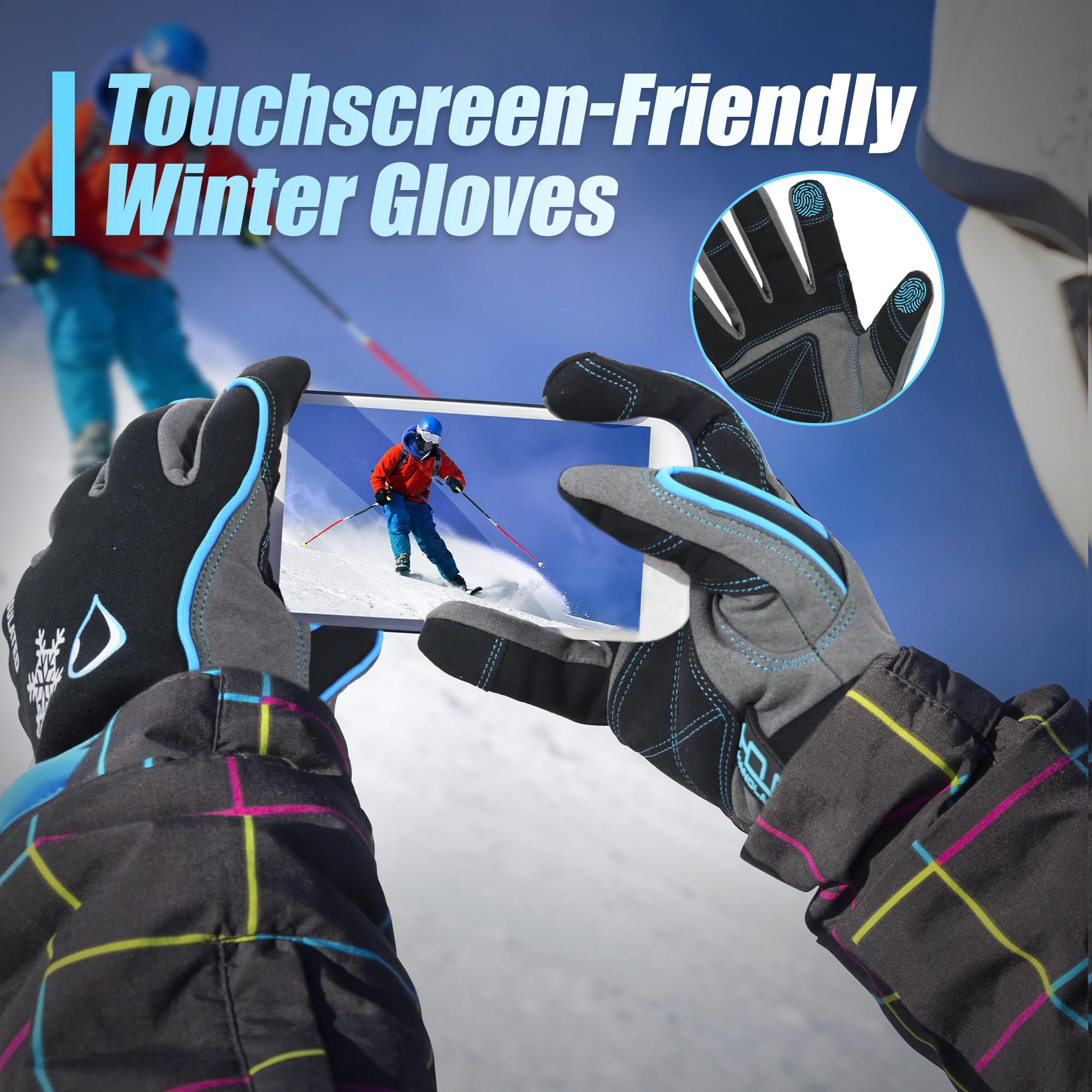 HANDLANDY gloves include easy-pull tabs for one-handed adjustment.