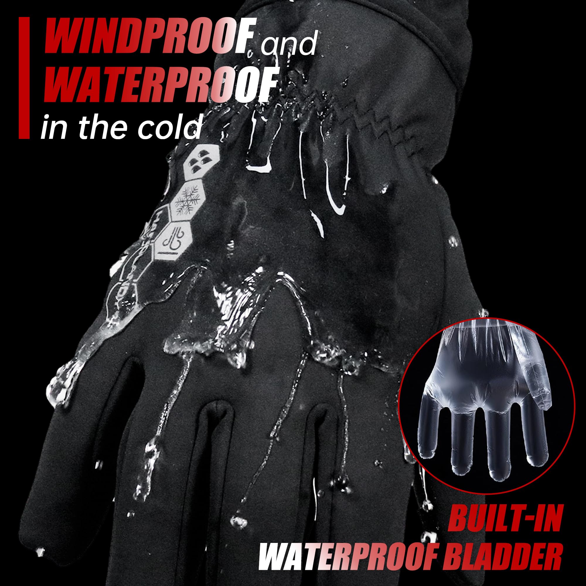 HANDLANDY touchscreen-compatible gloves let you text and swipe without exposing fingers.