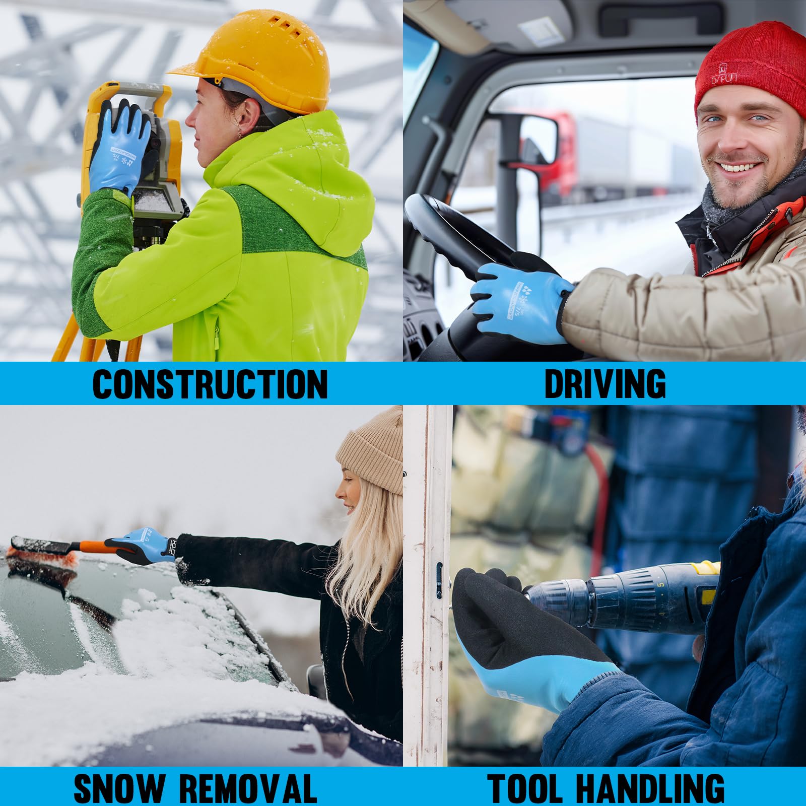 HANDLANDY insulated winter gloves keeping hands warm during cold chores