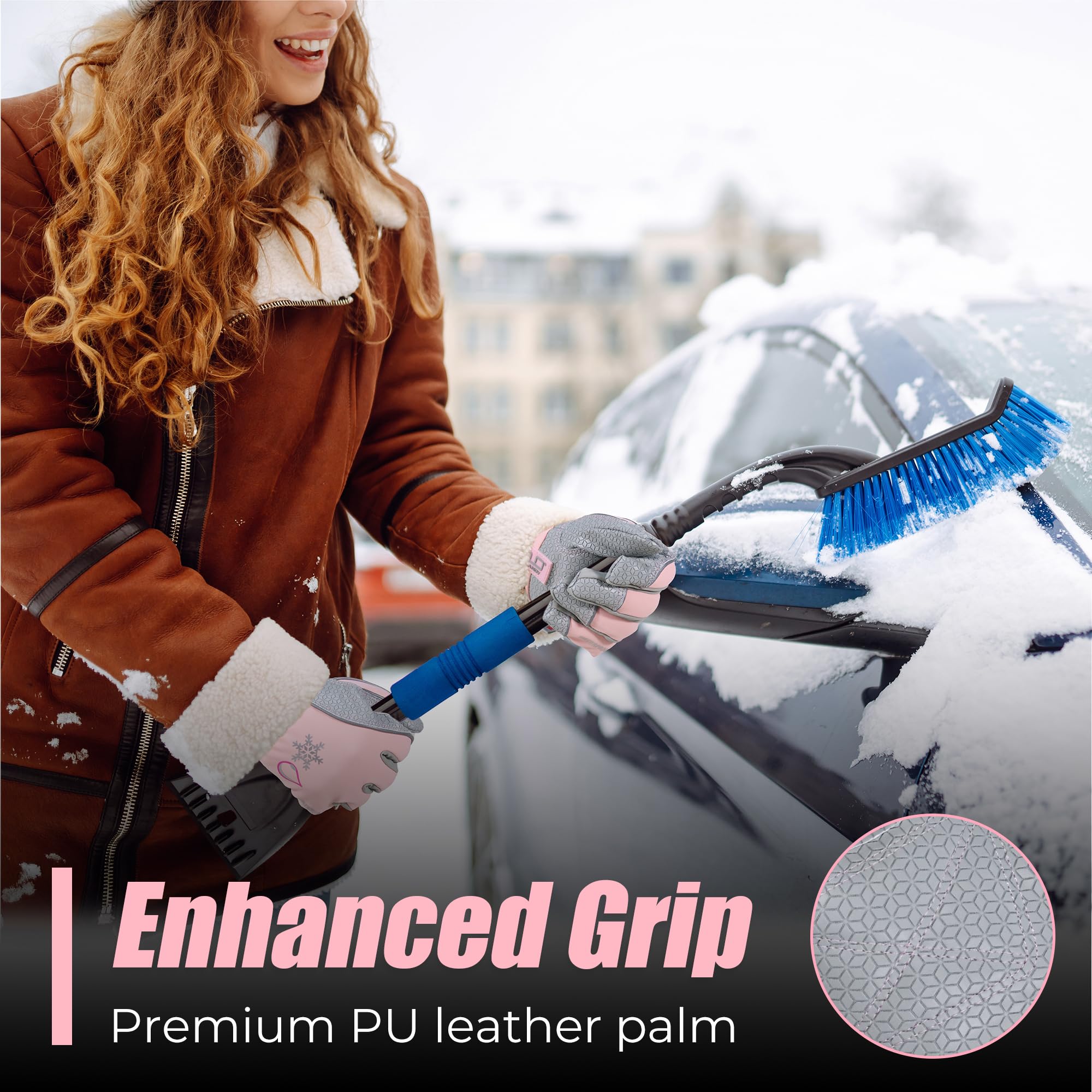 Handlandy gloves provide 3M Thinsulate warmth for cold-weather comfort
