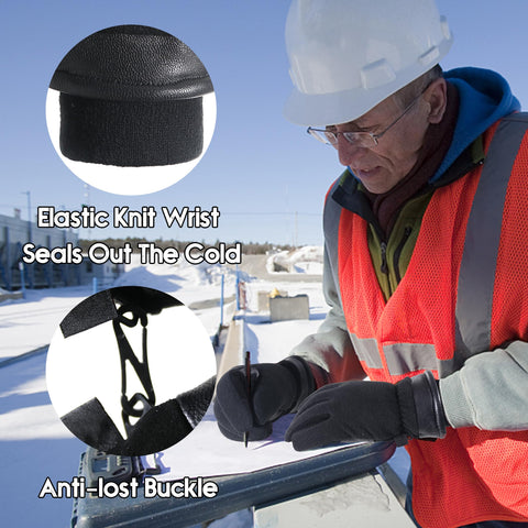 HANDLANDY insulated leather work gloves for durability