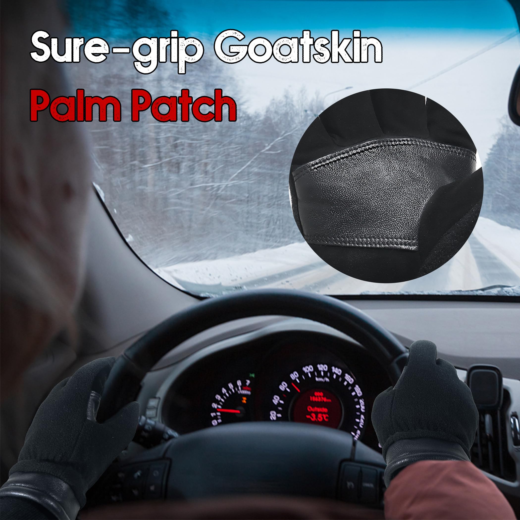 Handlandy waterproof liner design keeps hands dry during snow work