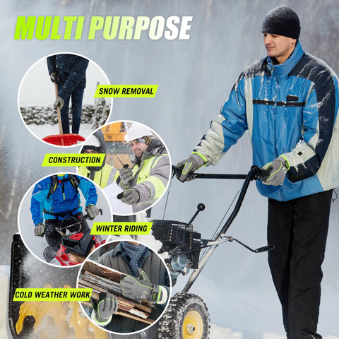 HANDLANDY winter gloves ready for snow shoveling and outdoor jobs