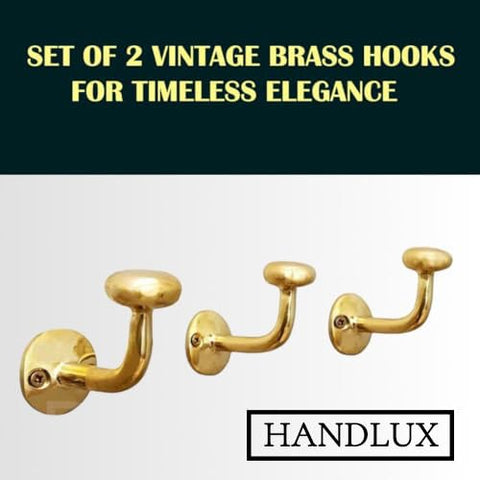 HANDLUX entryway decor with versatile wall hooks for everyday use