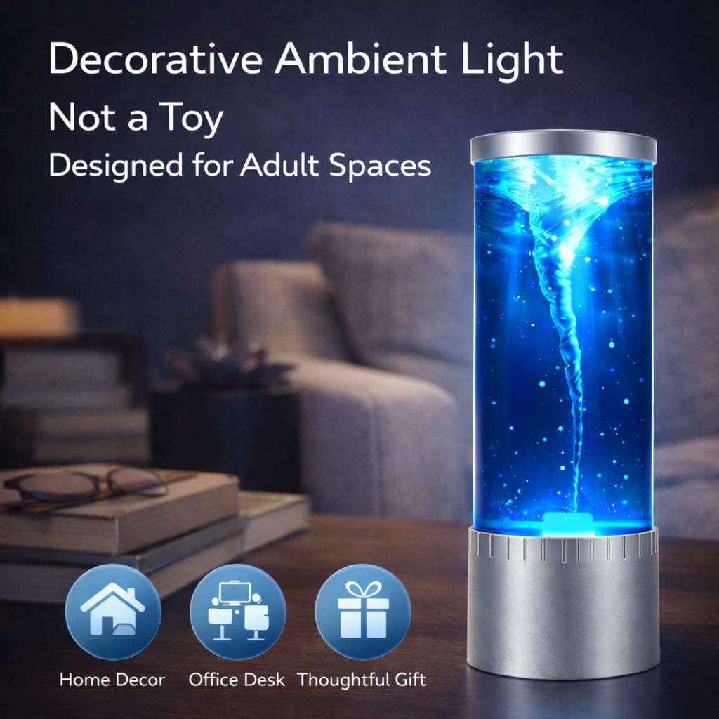 Handsbrain Tornado Lamp LED keeps cool to touch during use.