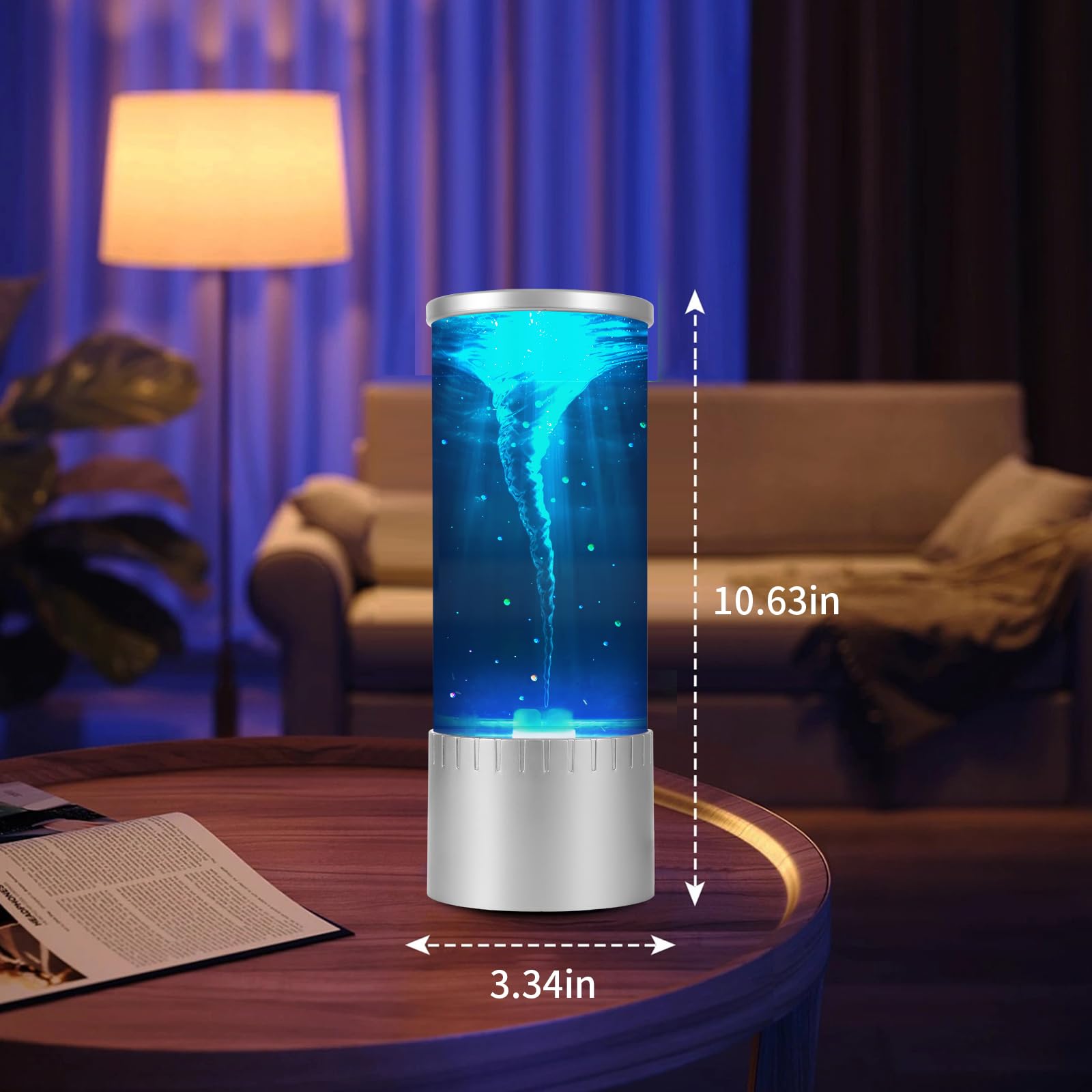 Handsbrain Tornado Lamp versatile design suitable for decor, desks, and gifting.