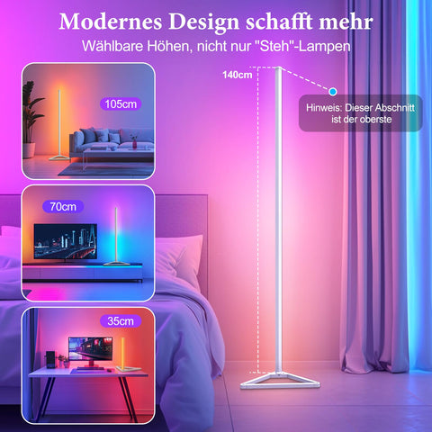 HANDSONIC RGBIC group control allows synchronized light shows across lamps