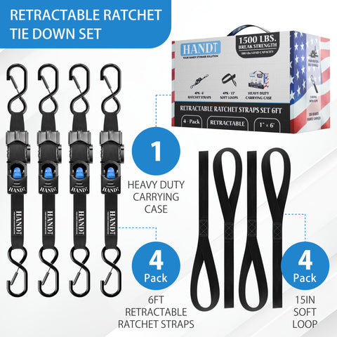 HANDT soft loops protect surfaces while securing cargo.