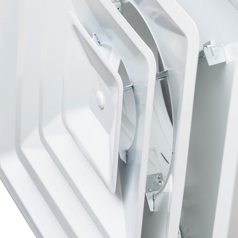 Handua diffuser with optional damper for airflow control