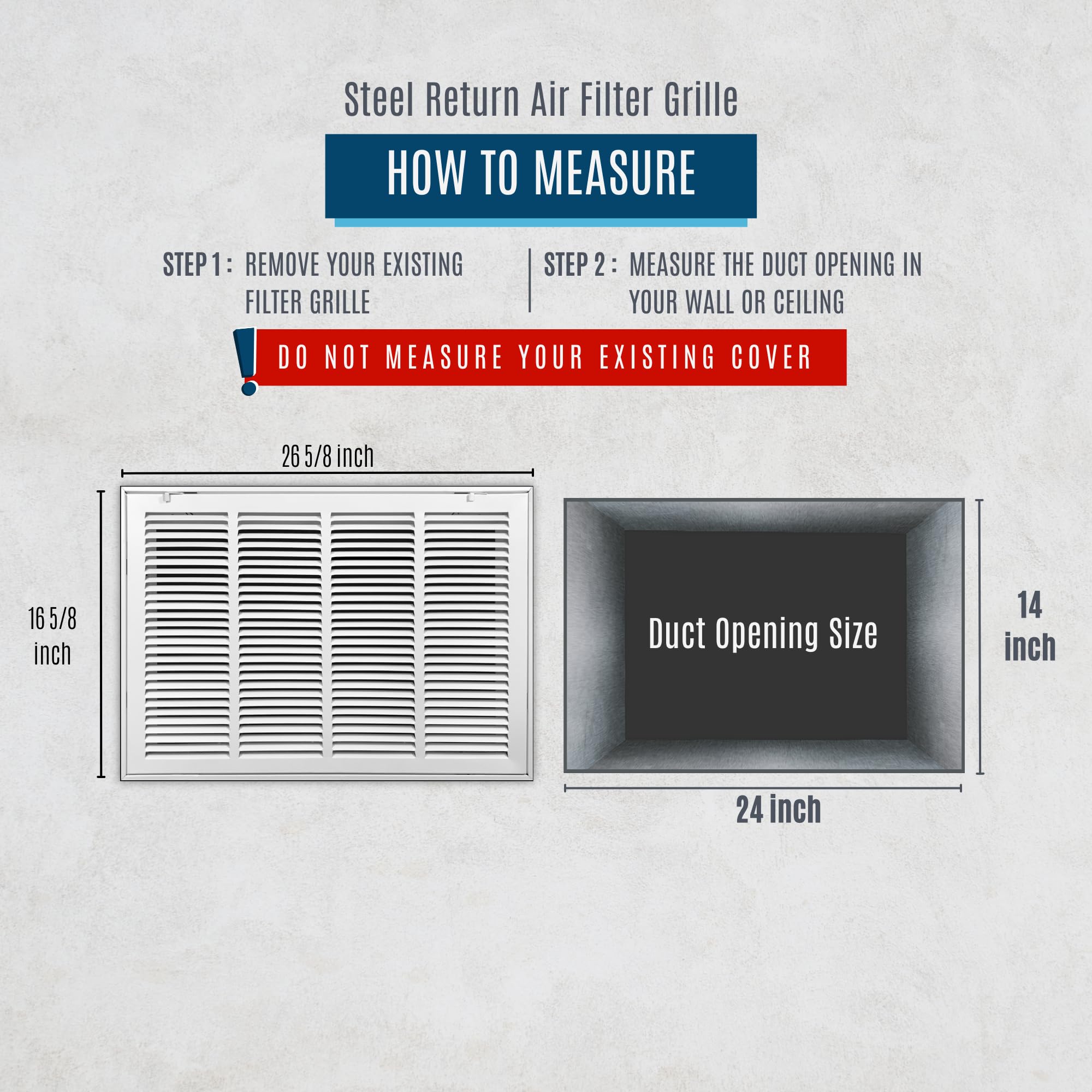 Handua durable powder-coated steel vent grille for lasting use