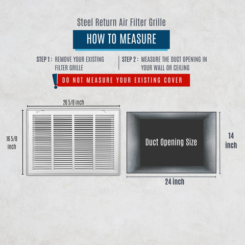 Handua durable powder-coated steel vent grille for lasting use