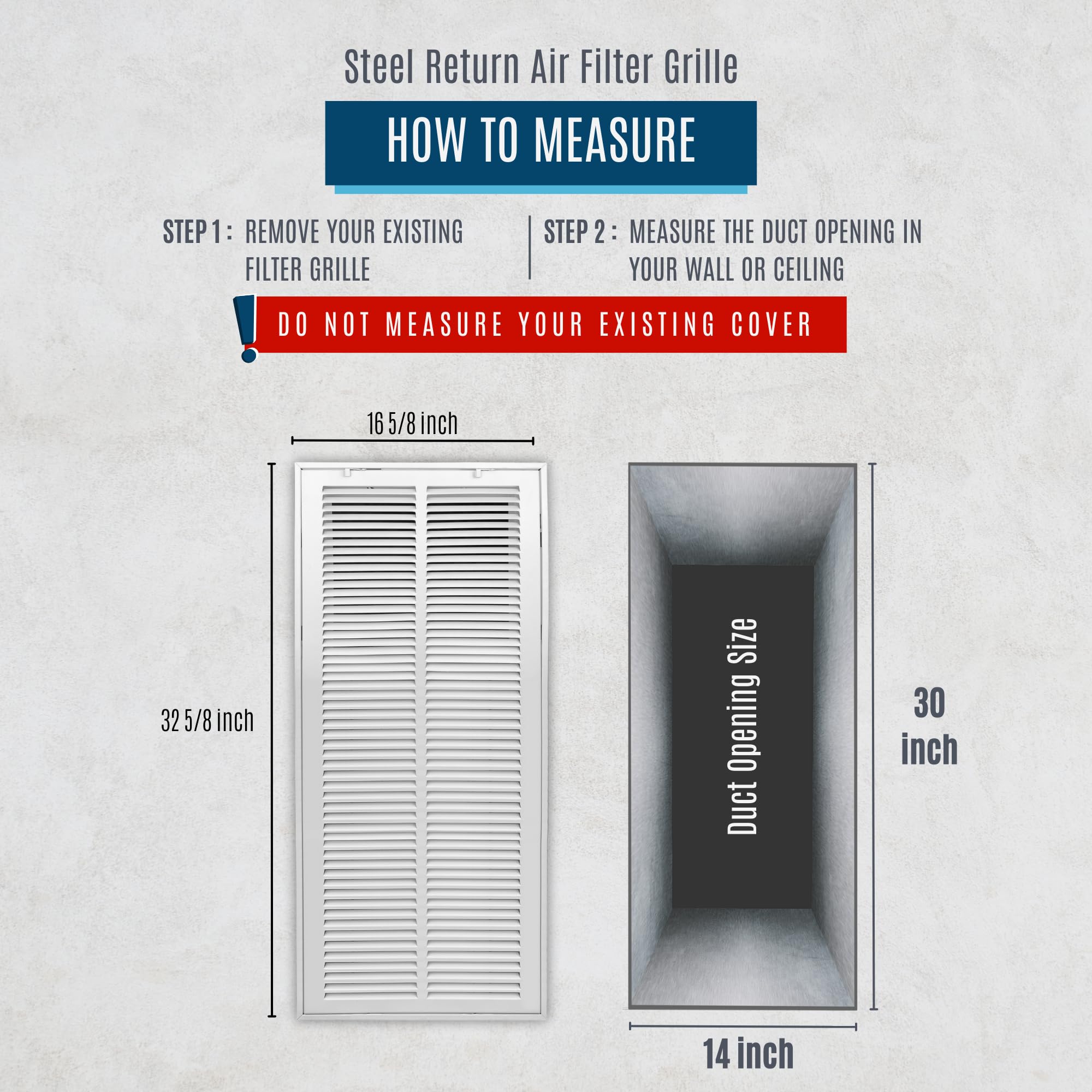 Handua white vent cover showing side installation for wall or ceiling openings