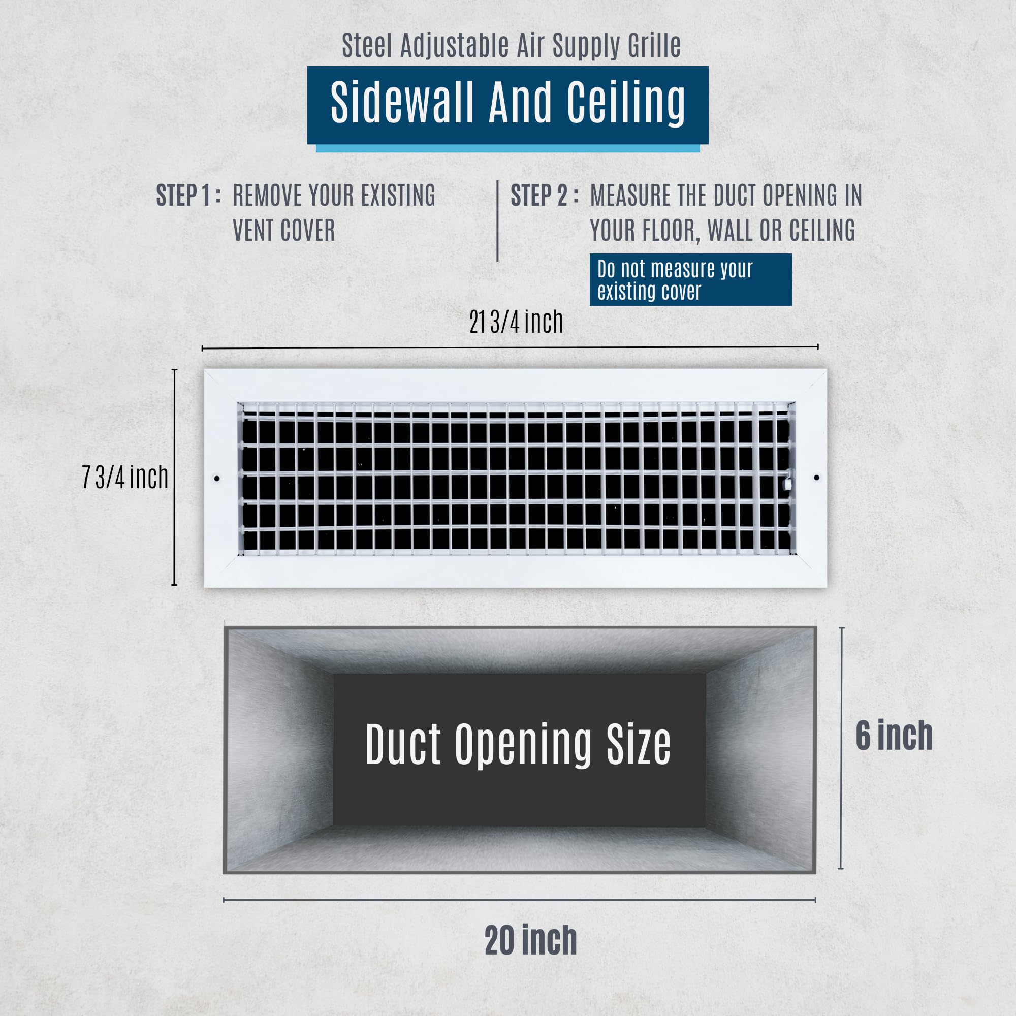 Handua vent cover installed on sidewall showing airflow control.