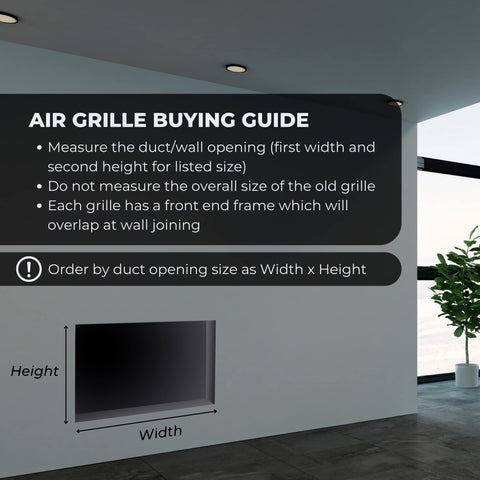 Handua white baseboard vent cover blends with decor.